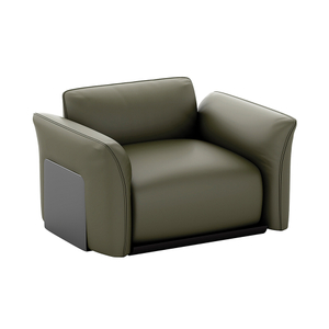JUEDU MADDISON Одноместный диван |Стандартная подушка |Темно-зеленая кожа