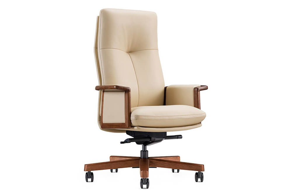 Роскошное офисное кресло для руководителя с подлокотниками
