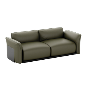 JUEDU MADDISON Трехместный диван |Стандартная подушка |Темно-зеленая кожа