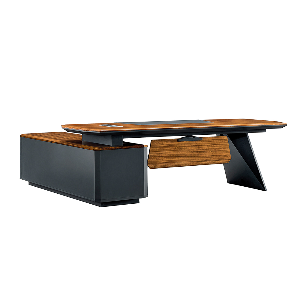 Современный дизайн L-образный исполнительный стол для офиса