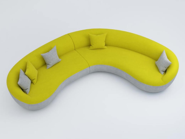 Угловой модульный диван с шезлонгом