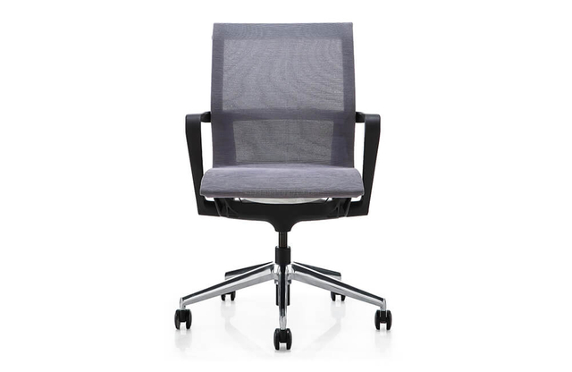 Офисный стул с сетчатой ​​спинкой и сиденьем