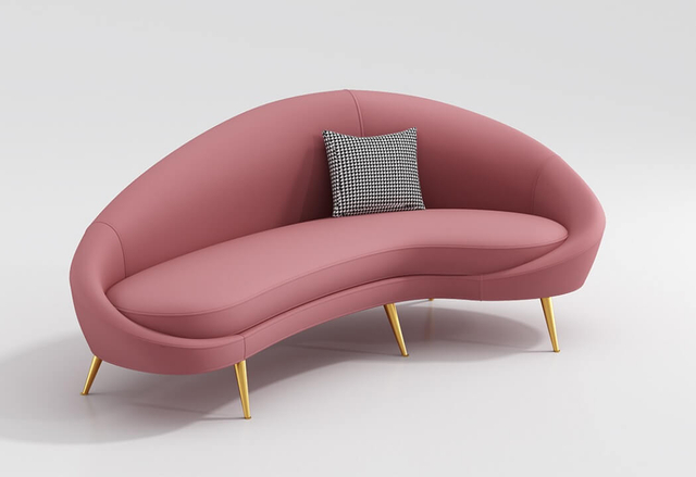 Удобный модульный кожаный диван для отдыха