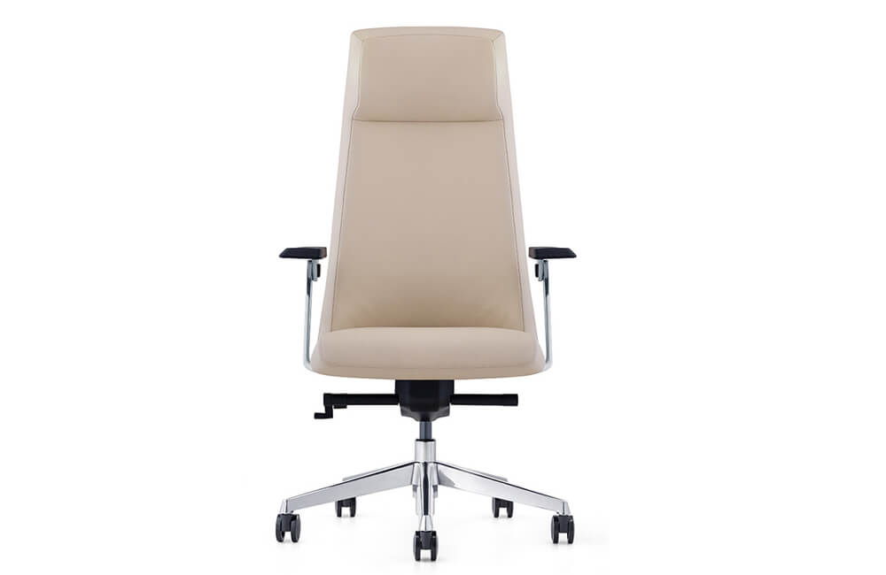 Кожаное кресло Boss с высокой спинкой для офиса