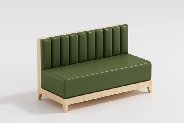 Кожаный модульный диван для отдыха с диваном-кроватью