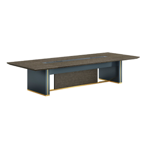 u003Ci>JUEDU WEIYI Series Conference Room Meeting Table|u003C/i> u003Cb>Стол для совещаний для конференц-залов серии JUEDU WEIYI|u003C/b> u003Ci>3600W x 1400D x 760H (mm)u003C/i> u003Cb>3600Ш x 1400Г x 760В (мм)u003C/b>