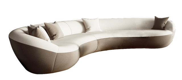 Большой L-образный диван-кровать и диван для отдыха